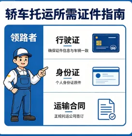 轿车托运所需证件指南
